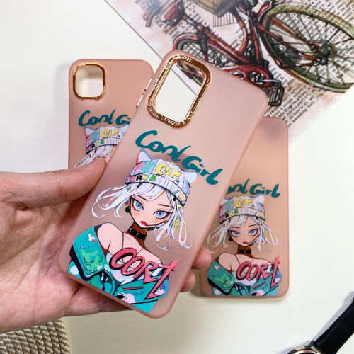  Orange Cool Girl design for Xiaomi Redmi Note 12 Pro 4g