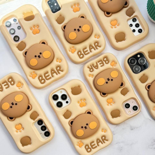 قاب فانتزی سیلیکونی خرسی تدی Bear گوشی سامسونگ A25