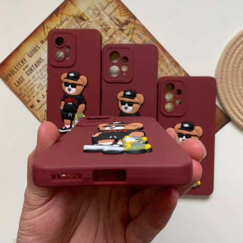 Teddy bear case for Xiaomi  Redmi Note 11T Pro 4g phone