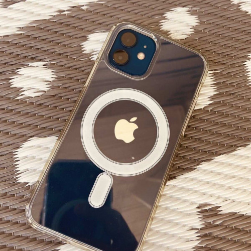 Transparent jelly cover with mag safe iPhone 15 