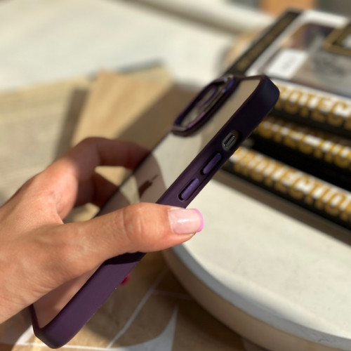 Purple Eason Case Cover iPhone 12Pro Max ring lens protector