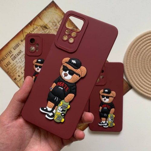 Teddy bear case for Xiaomi  Redmi Note 11T Pro 4g phone