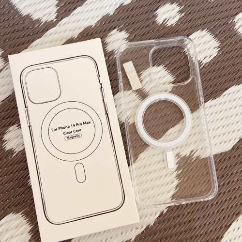 Transparent jelly cover with mag safe iPhone 15 