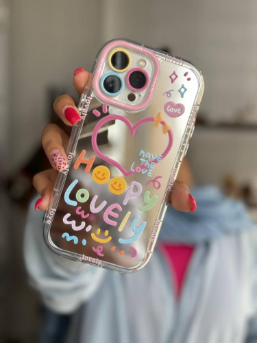 Happy lovely mirror iPhone 13 Pro case