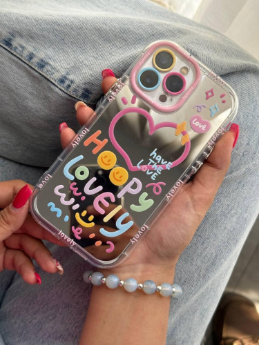 Happy lovely mirror iPhone 13 Pro case