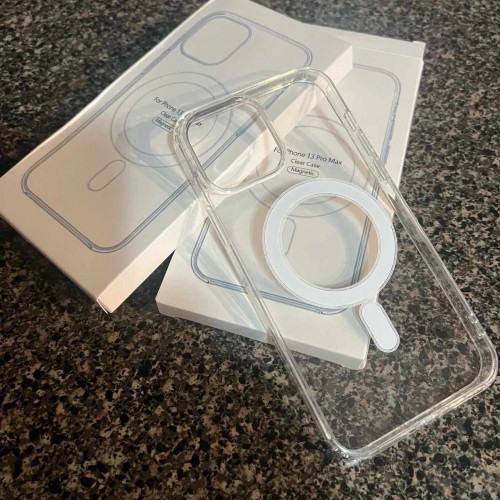 Transparent jelly cover with mag safe iPhone 15 