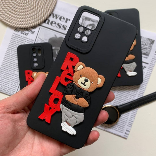 Teddy bear case for Samsung A۳۴ phone