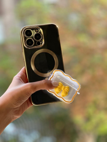 Clear iPhone 13 Pro Max Mag Safe case with protective lens