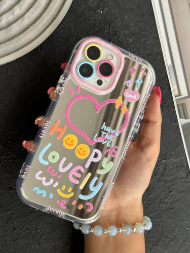 Happy lovely mirror iPhone 13 Pro case