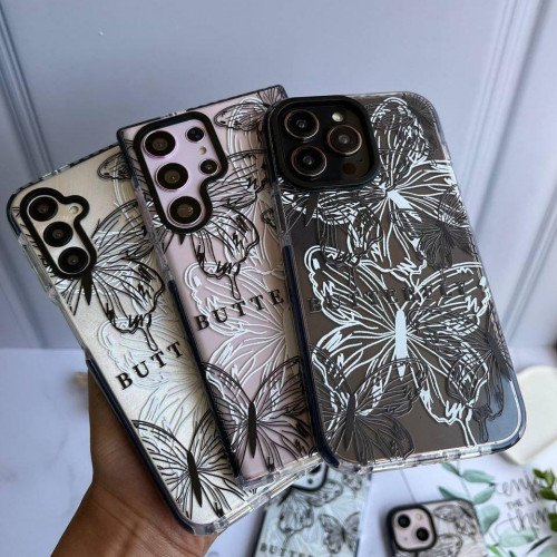 Transparent butterfly case for iPhone 11