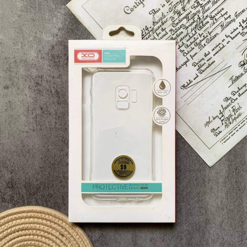 Transparent jelly case with Samsung S9