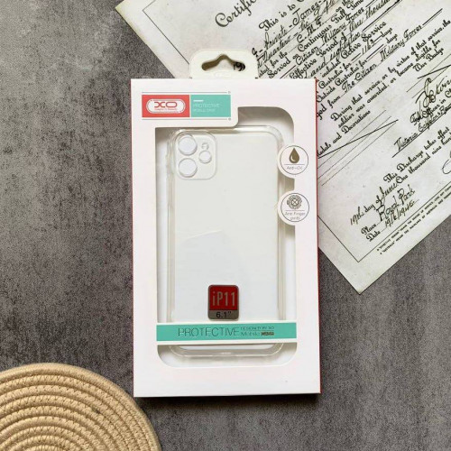 Transparent jelly case with iPhone 11